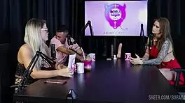 Compilation features Tati Weg in Bora Cast with Bruna Carlos in sheer red lingerie scenes