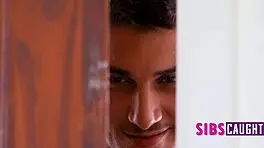 Slutty Step Sis In 3 Some Taboo Group FFM Sex