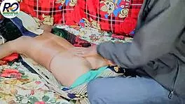 Desi bhabhi massages brother-in-law and feeds milk