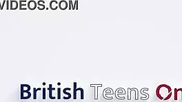 british 18 year old girl next door in pantyhose gets a surprise encounter