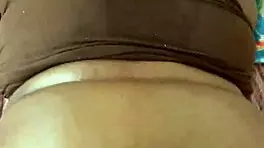 Pregnant Ebony Girlfriend Creams on Friend's Big Cock