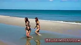 Triple Anal Rough Gangbang And Bondage Excites Young Teens!