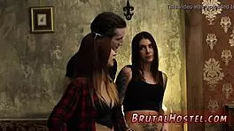 Triple Anal Rough Gangbang And Bondage Excites Young Teens!