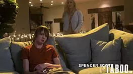 Spencer Scott Receives Detailed Blowjob From Spikey Dee In Reality Setting With Petite Body And Big Ass