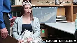 Officer fucks cum craving hayden hennessy at work