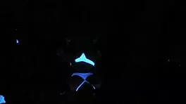 scarlett johnson in blacklight sex pov with teen fetish