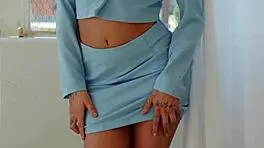 Sexy All Natural Teen 18+ Model Posing Naked And Exposed Stunning Round Booty