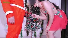desi teen 18+ priya gets hard fucked from fake santa in christmas
