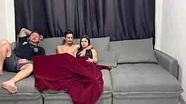 My boyfriend's uncle left, so we relaxed with some fun