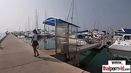 amateur thai teen cherry intensely fucked by big white dick in sexy uniform