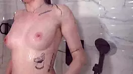 Brunette banker moans as her pussy gets pounded mercilessly in quick doggystyle