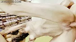 Hot friends in threesome orgy with face fucking and riding