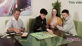 Step Dad Doesn't Mind His Freeuse Friends with Teen Daughter