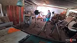 Bastidores footage of first orgasm with luara amaral and bettohfitness