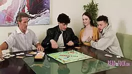 Step Dad Doesn't Mind His Freeuse Friends with Teen Daughter