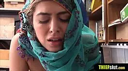 Cute Muslim Chick In Hijab Fucked On Mall CCTV