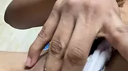 beautiful petite woman amateur selfie masturbation