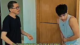 The Milf Let Her Stepson Fuck Her Ass To Avoid Getting Caught.