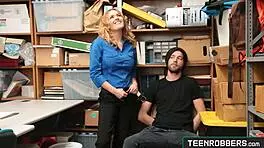 krissy lynn, the hot officer, seduces the thief and they fuck rough.