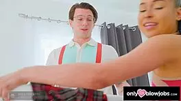 Irish Teen Blows Stepfather Sloppily