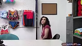 Busty European Teen Shoplifter Caught in Store Reality Scenario
