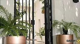 Beautiful Lassie Satisfies Old Daddy's Rent Debt with Young Body