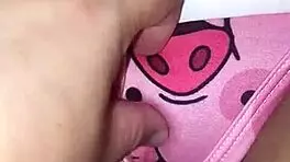 man gets very horny with my pajamas and comes on my bed