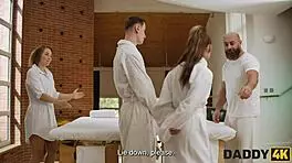 teen czech girl gets assfucked by daddy uncle in old young shaved pussy sex 😏 spicy fun for two!