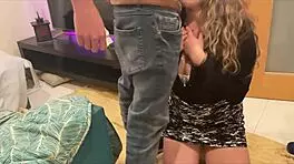 Wife Pays for Mistakes in Spitroast FMM Threesome with Stranger