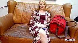 Busty Cutie Astrid Rubs