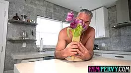 Big Boobs Petite Teen Stepdaughter Has A Surprise For Stepdaddy