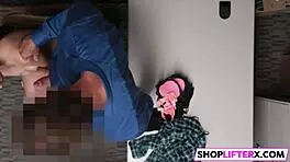 Sexy Sweety Avery Enjoys Swiping Items Until Facing Hardcore Punishment with Massive Cock in Shop