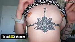 My New Tattooed Girlfriend Gets Fucked On Camera With Blowjob And Ass Play