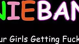 skinny latina squirts before double penetration