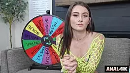 Anal Slut Uses Wheel Of Anal To Stretch Butthole