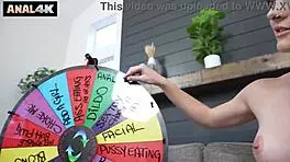 Anal Slut Uses Wheel Of Anal To Stretch Butthole