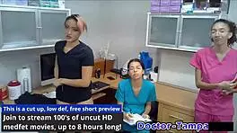 Dr Tampa selects nurse Aria Nicole first for pussy play