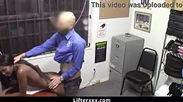 Black Burglar Strips And Sucks Officer Hard