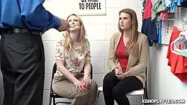 Shoplifter Ashley Lane Bends Over for Hard Fucking in Office