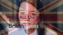 Hot British Goth Redhead Teen Gives First Handjob In Lingerie