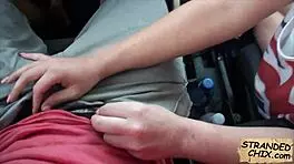 Sexy teen babe dani desire getting fucked in hidden public pickup