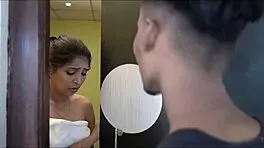 indian bhabhi bends over for wet fantasy sex with 18 year old, squirting orgasm!