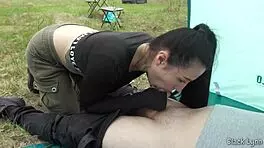 Hungry Stranger Trades Dick for Sandwich Meal