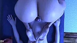 Does this hot milf rub a big young cock during the game?