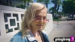 Big Tits Blonde Teen Poses and Exposes Natural Body!