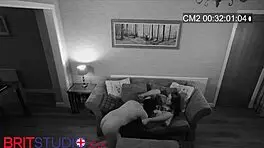 British teen fucks and swallows cum in sexy lingerie.