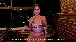 Colombian Latina Daniela Cheats with Masseur in Jacuzzi, Doggystyle