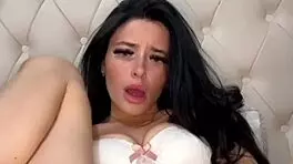 Horny British exchange student uses toys to fuck herself to orgasm in POV