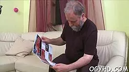 young gap stretched wide by mature rod in rough amateur session