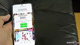 German Scout Blonde Teen Alexa Swizz with Big Clit Talks Casting Fuck Deepthroat Tongue Interview